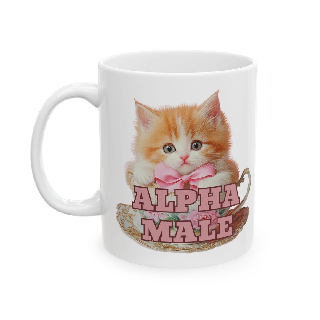 Alpha Male Coffee Mug, 11oz Funny Alpha Male Gift, Funny Gift for Him