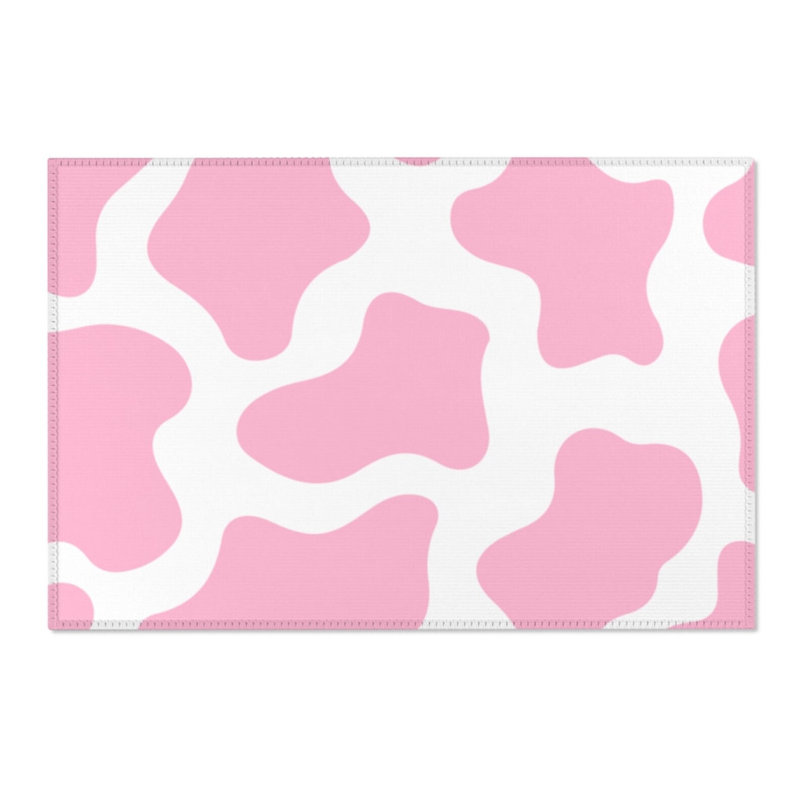 Pink Cow Print Area Rug Etsy Australia