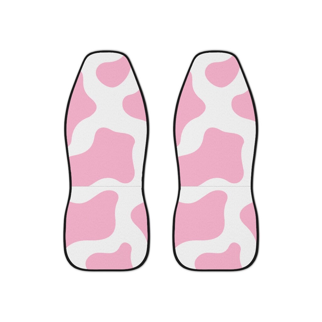 Pink Cow Car Seat Covers Cow Print Car Seat Covers Etsy