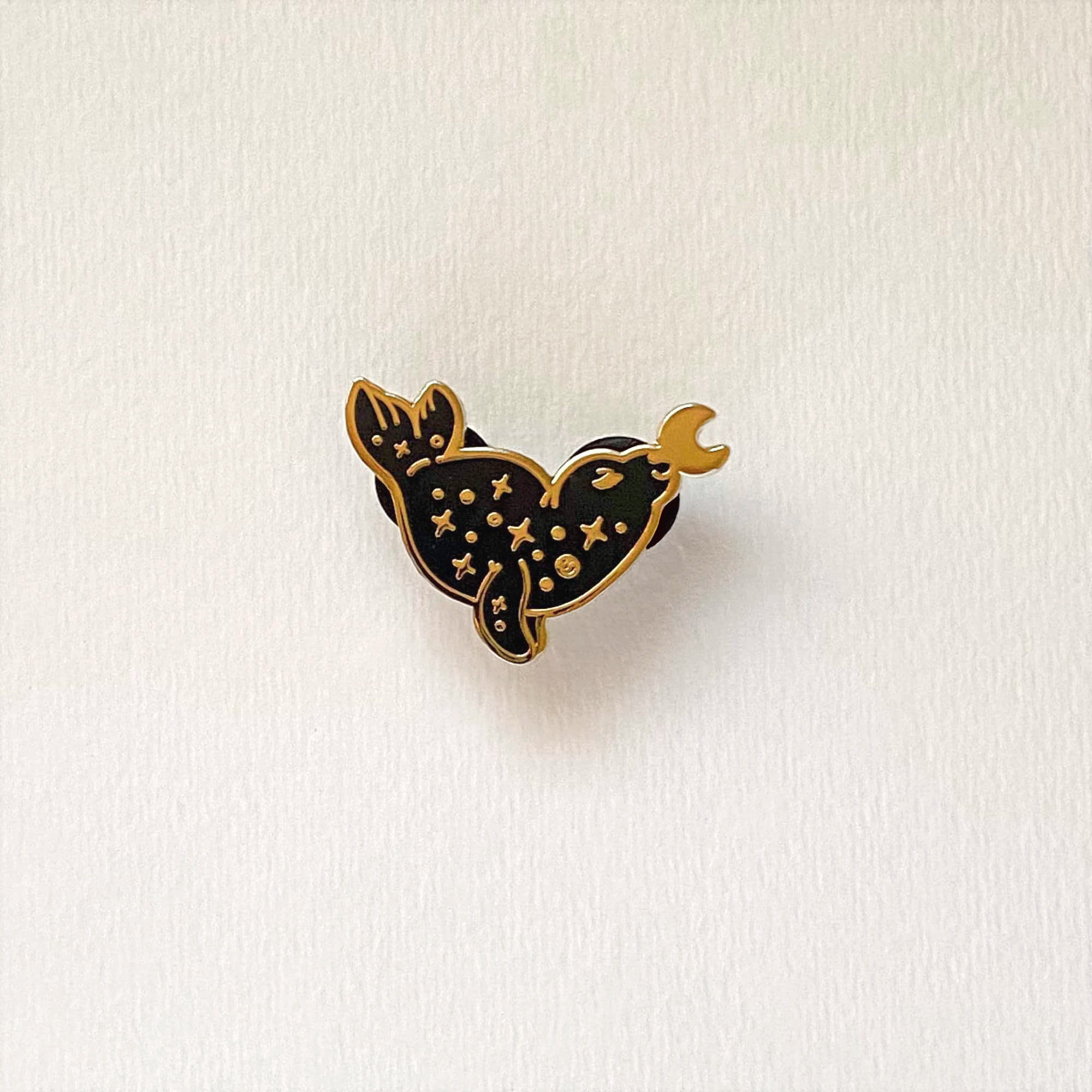 1.25 enamel pin seal pin space animal pin sea lion pin Etsy