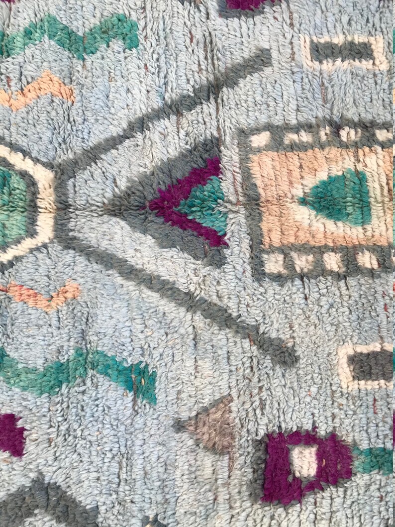 Vintage Boujad Handmade Rug Vintage Rugs Oriental Rug Etsy