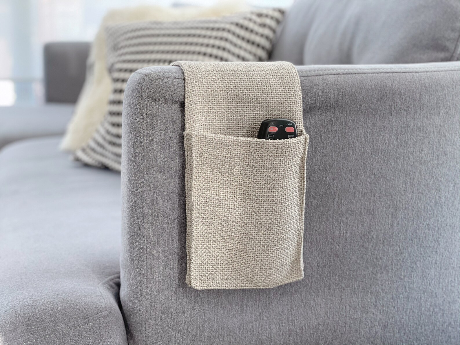 Remote Control CaddySofa Armrest Organizer Bedside Storage Etsy