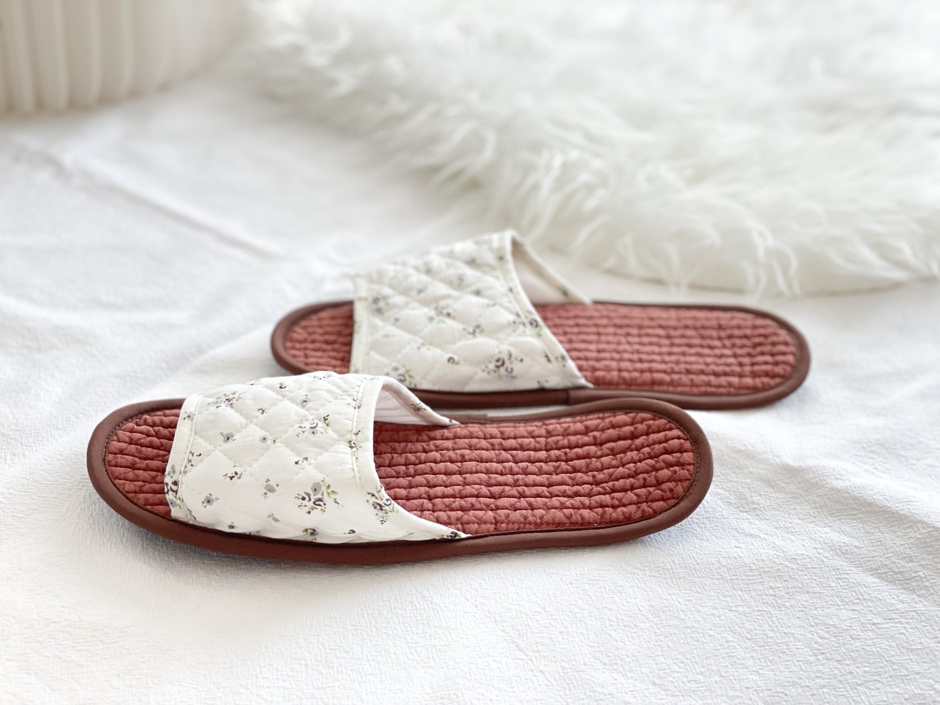 Indoor Cotton Slippers Machine Washable Slippers Etsy