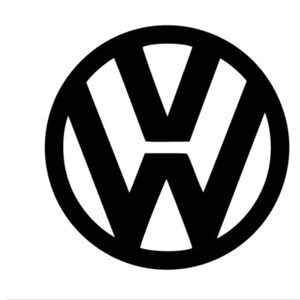 Черный значок volkswagen
