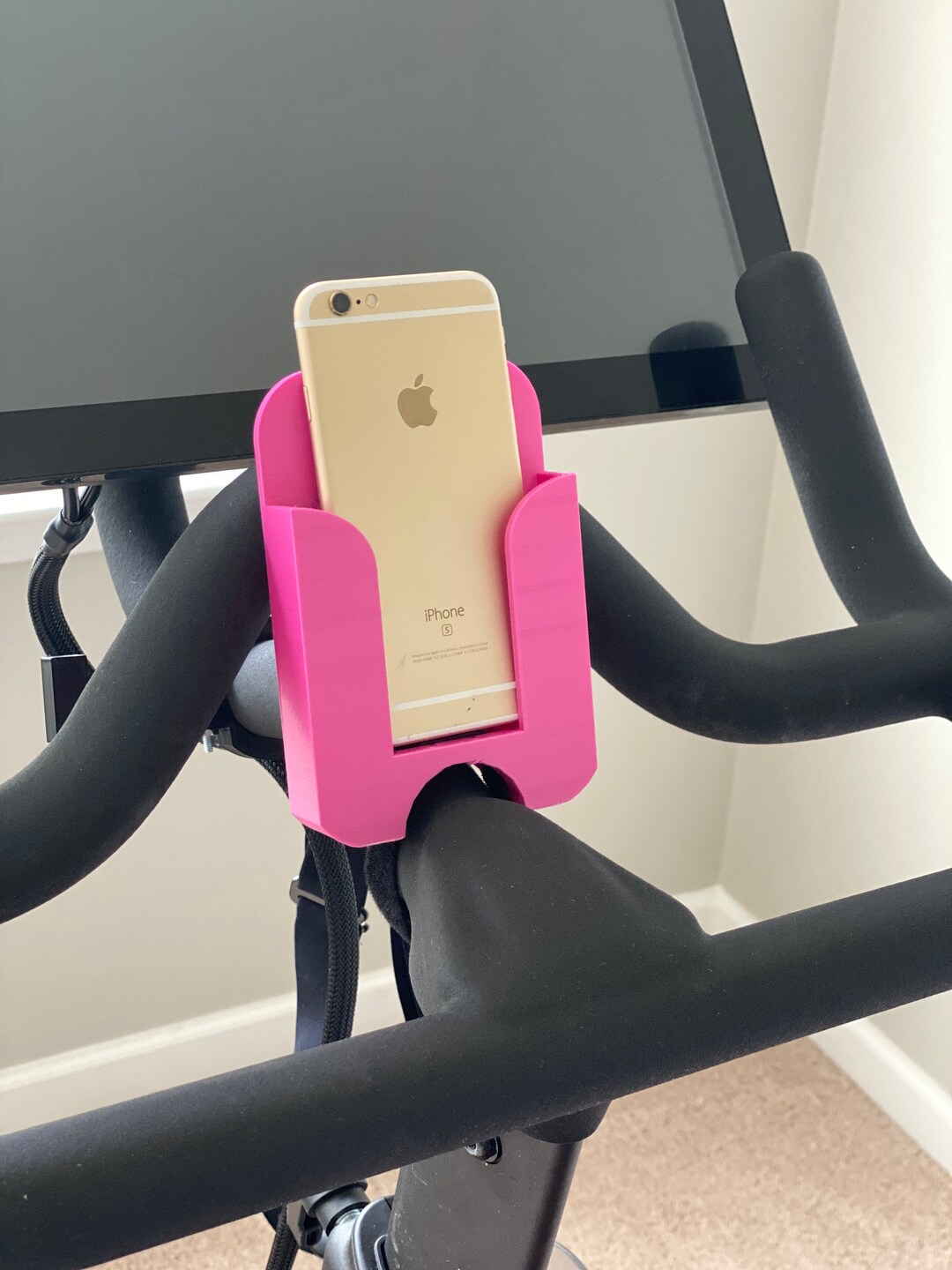 Premium, Pelo Phone Holder, Handlebar Mount for Peloton Bike, Best