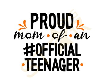 Download Mom Teenager Svg Etsy