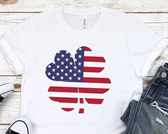 Download Shamrock Usa Flag Etsy