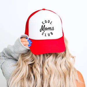Cool Moms Club Hats, Cute Mom Hats, Funny Mom Caps, Mom Trucker Hats, Best Mom Ever Hats, Mom Birthday Gift, Mothers Day Gift, New Mom Gift