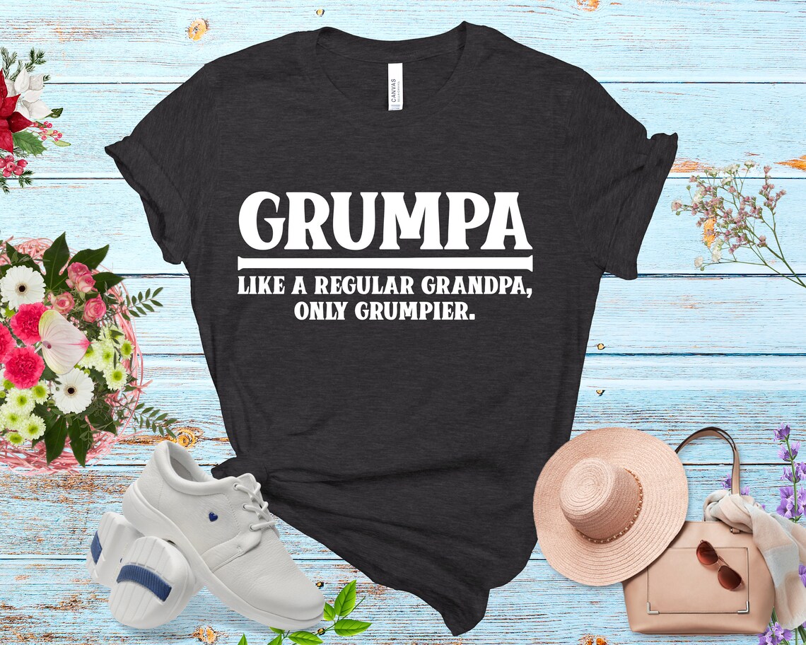 Grumpa svg Grumpa like a regular Grandpa only Grumpier svg | Etsy