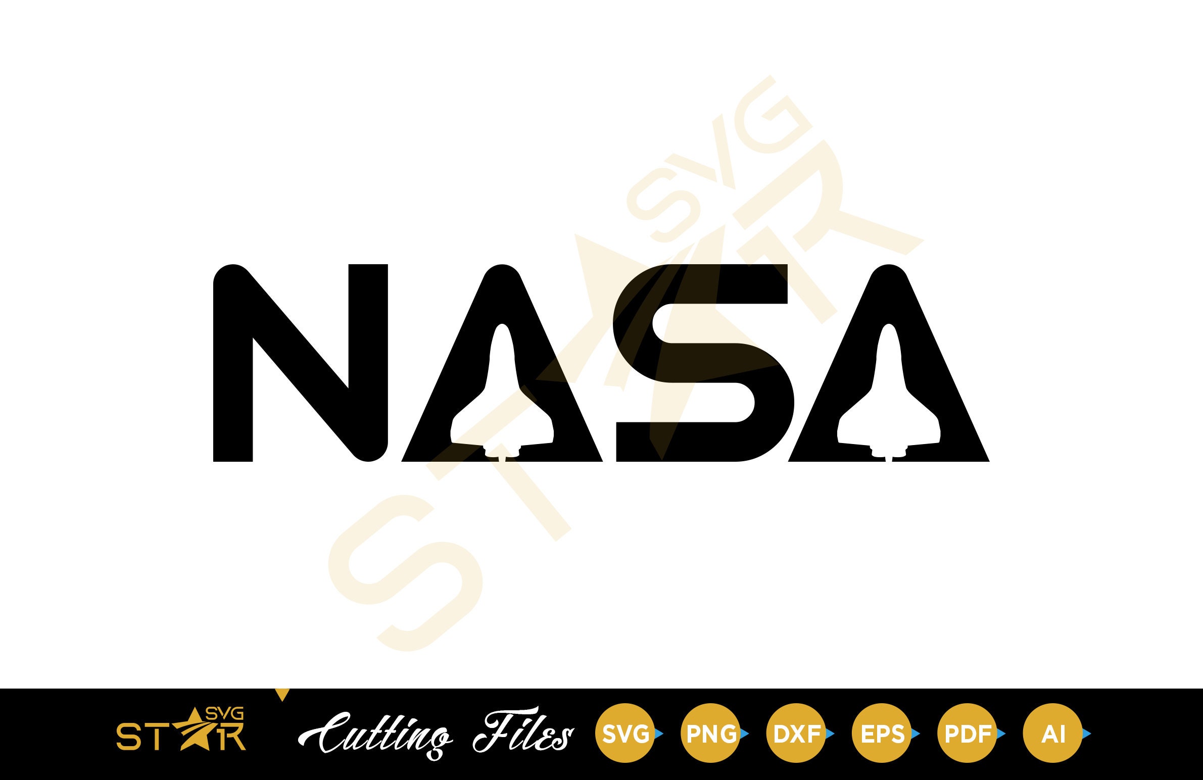 Nasa Logo Svg Vector Files Svg NASA Svg Cricut File svg | Etsy