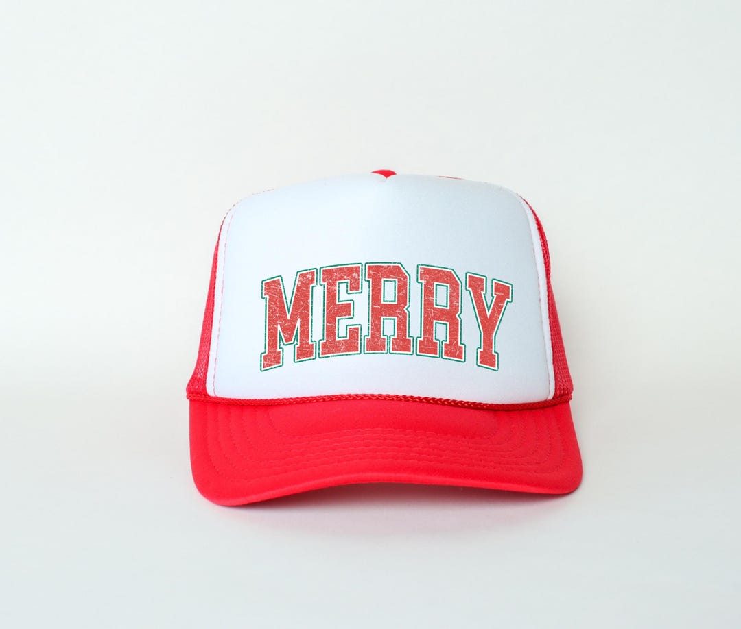 Merry Christmas Otto Trucker Hat, Merry Gift Hat, Merry  display picture 1