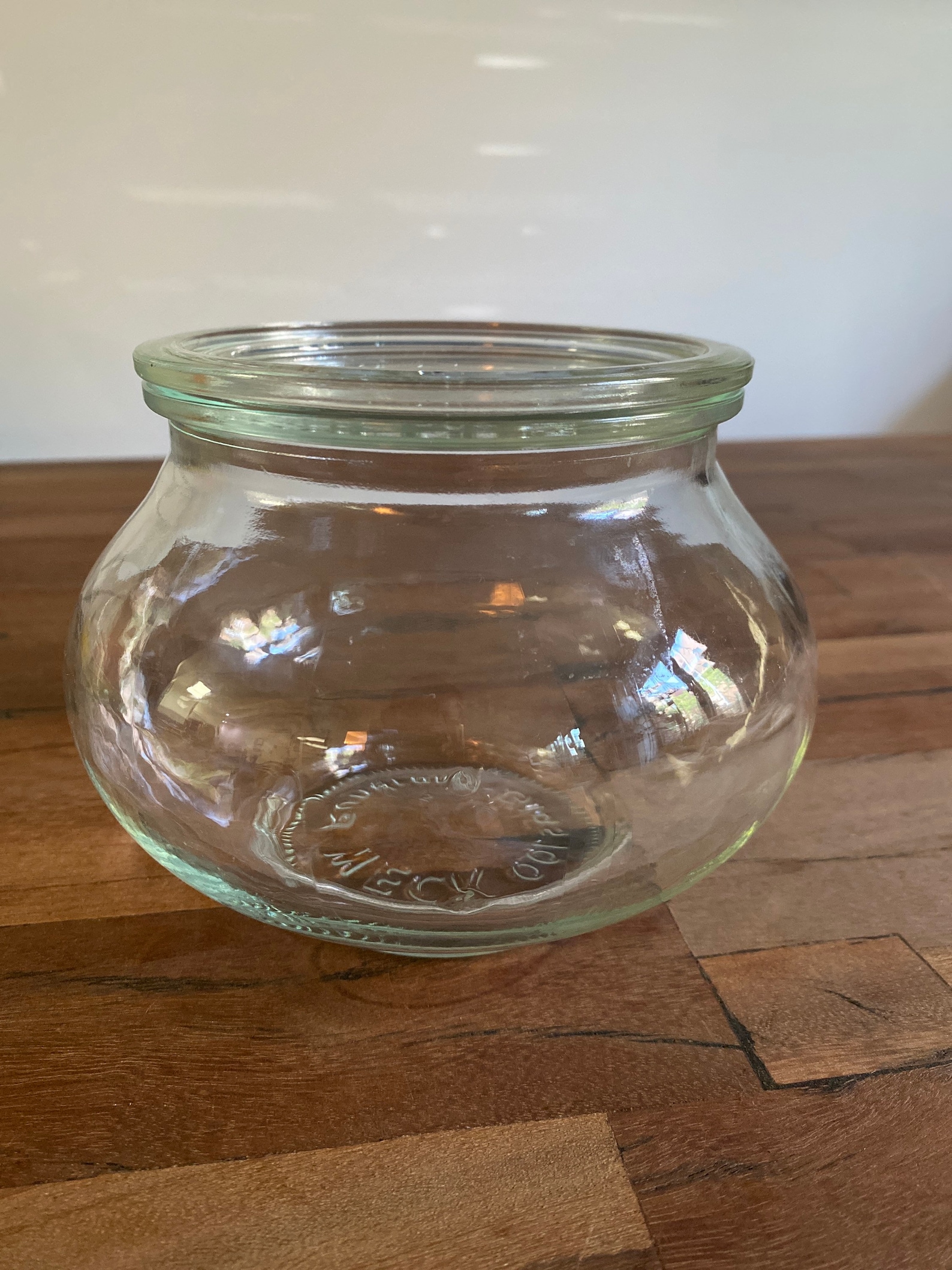 Weck Vintage Glass Canning Jar Rundrand Glas-100 | Etsy