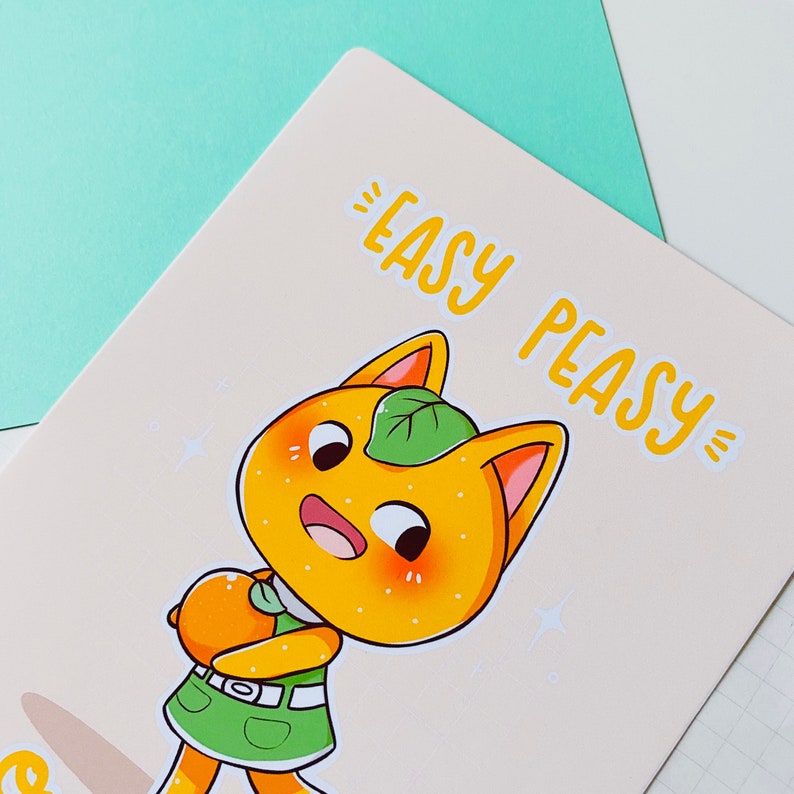 Tangy Animal Crossing Print Animal Crossing Tangy Tangy Etsy