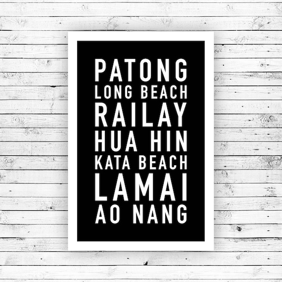 Poster Mural A0 - Plage De Thaïlande - Grande Impression Photo Paysage