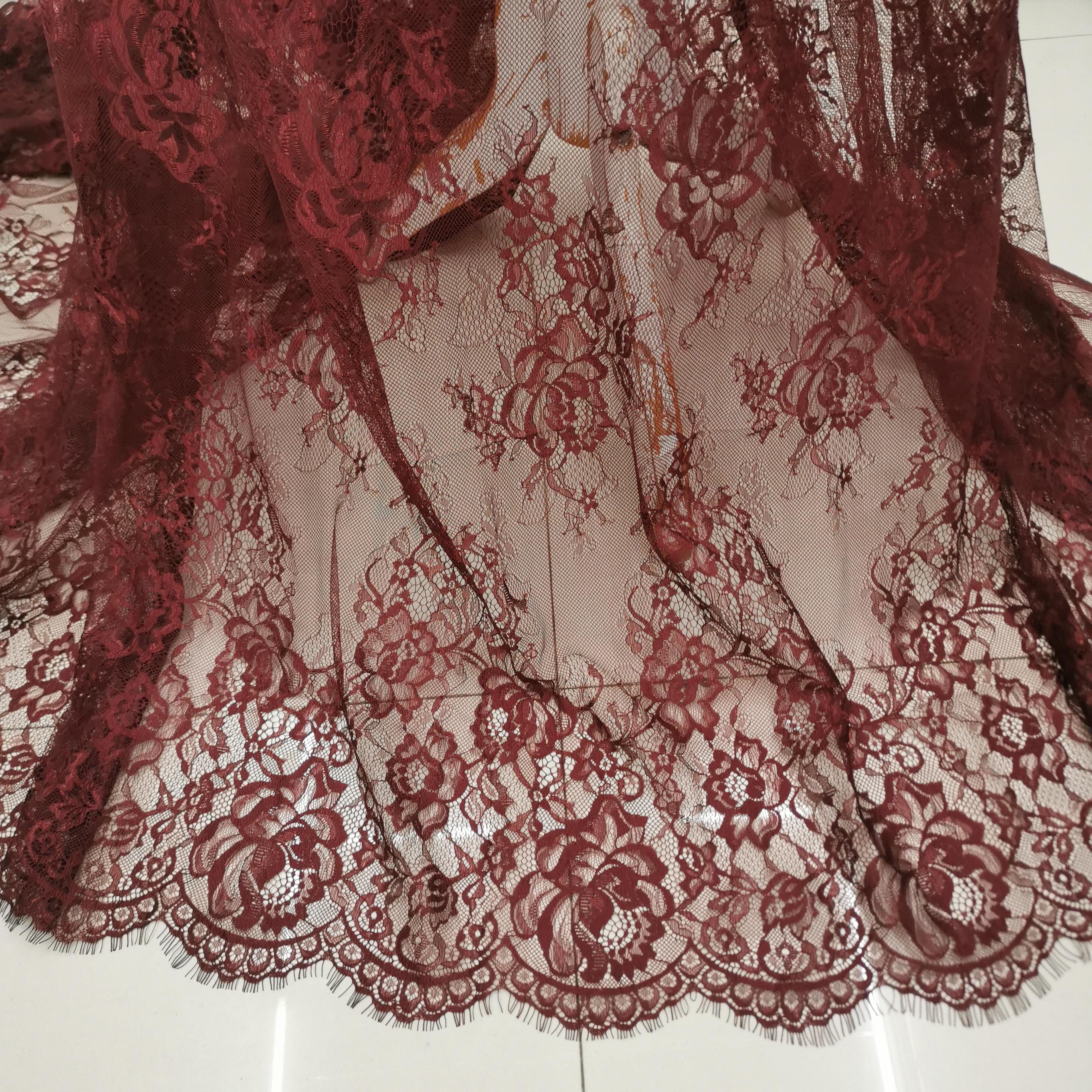 Burgundy and Black Lace Dress - Etsy