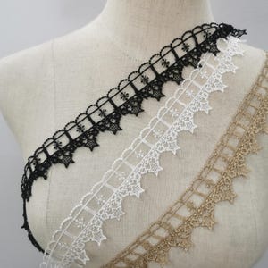 Stars lace trim stars trim Trim Beautiful Stars lace trim 35 mm width Halloween lace trim by the yard or wholesale