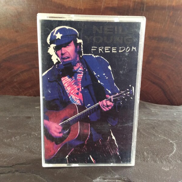 NEIL YOUNG - FREEDOM - Iconic 80's Cassette Tape Album From Music Legend