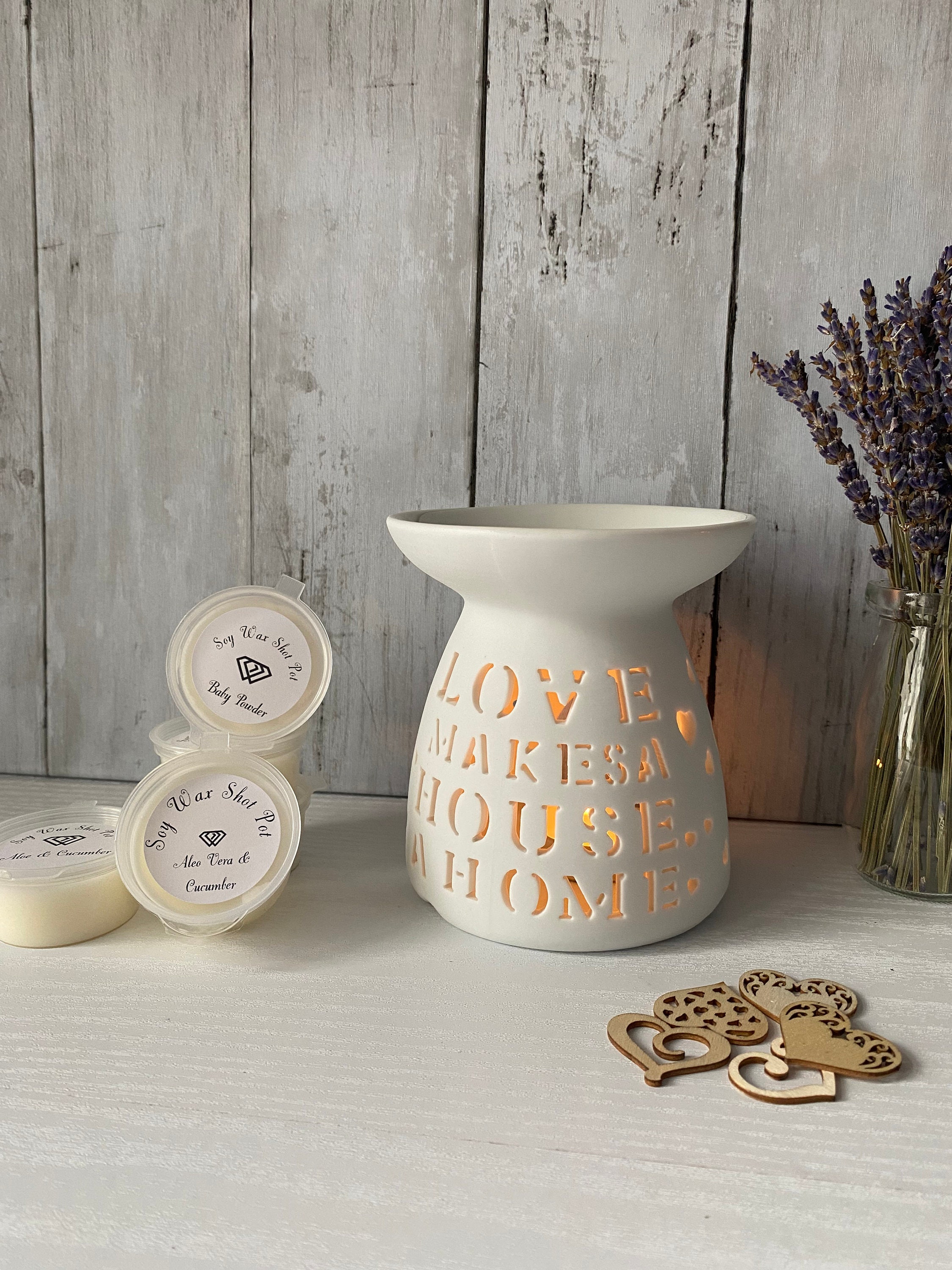 Wax Warmer Gift Set Includes 5 x 28g Soy Wax Shot Pots and 5 Etsy