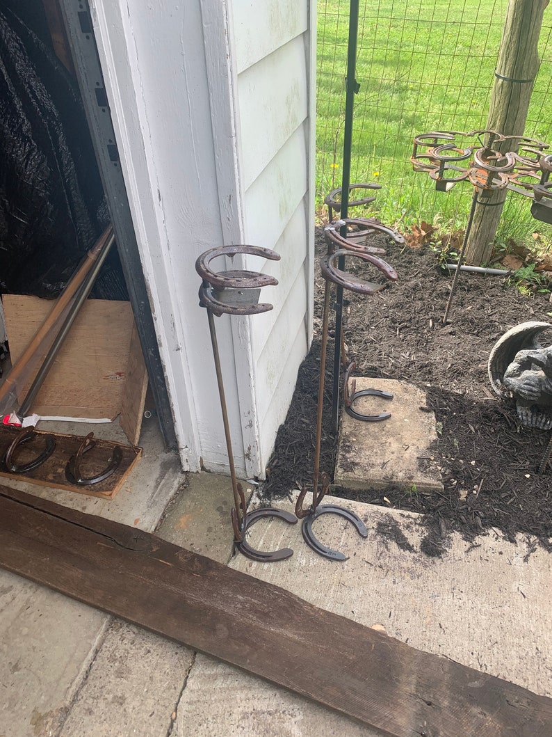 Horseshoe Drink Holder Etsy