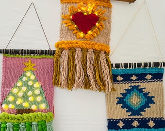 Woven wall tapestry