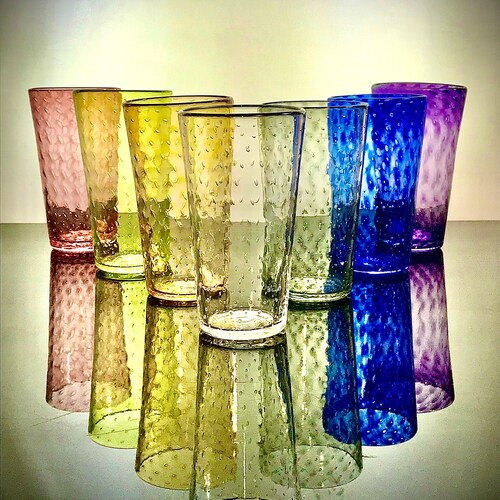 Bubble Pint Glass Etsy