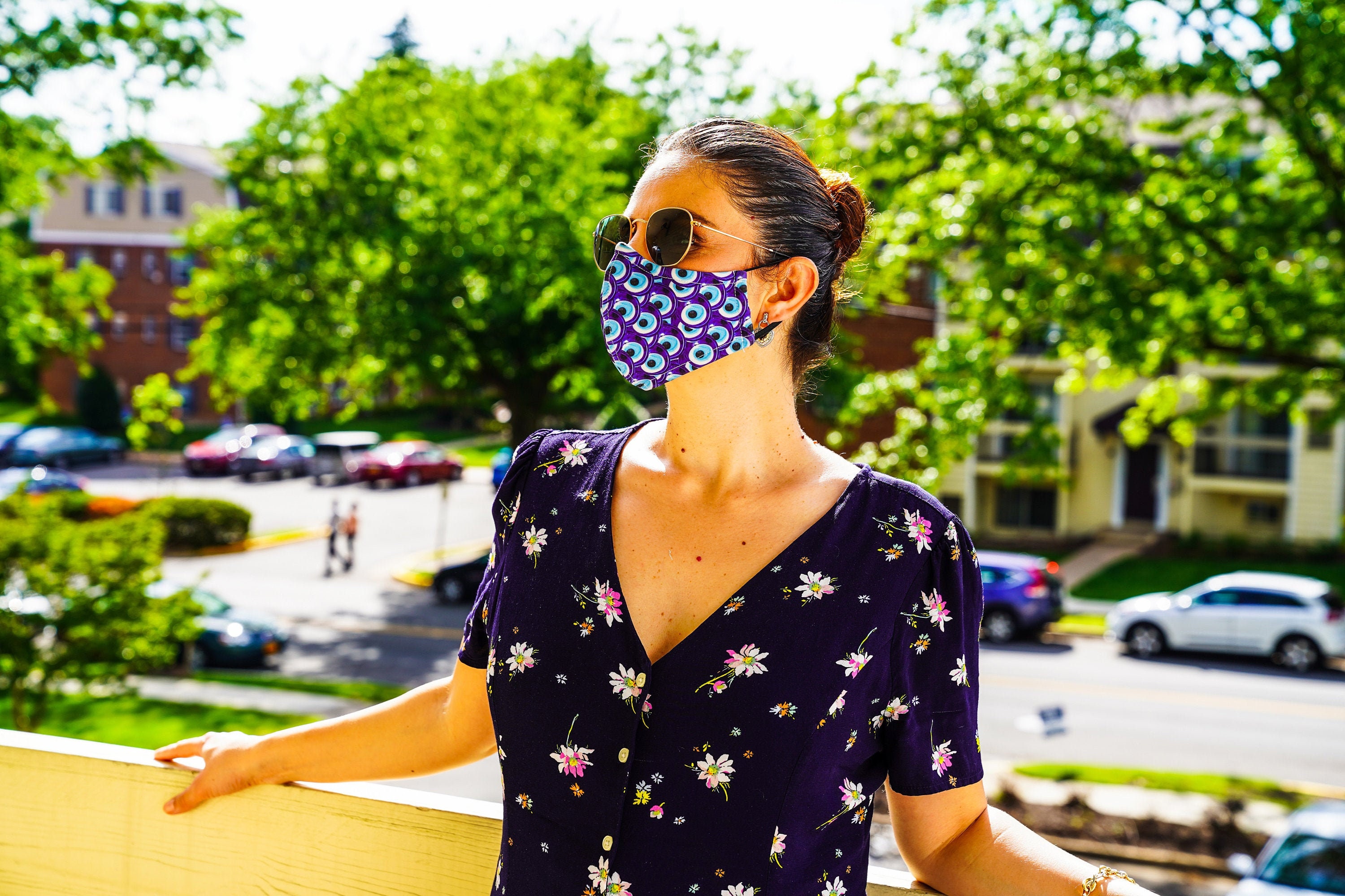 EVIL EYE MASK with Evil Eye Protection Greek Mask Premium | Etsy