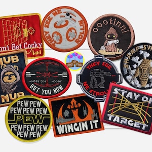 Parche bordado inspirado en Star Wars