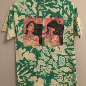 Reality Disney Parks Short-Sleeved T-Shirt Bleach Dyed Pocahontas Expectation vs