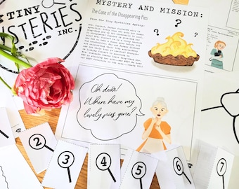 The Case of the Disappearing Pies | Birthday Party Activities | Kids Spy and Detective Worksheets | Summer Fun at Home