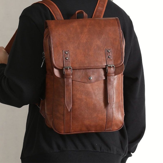 Limited Edition Backpack, Vegan Leather Backpack, Vintage Backpack
