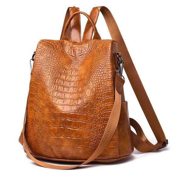 Regalo vegano borsa convertibile zaino zaino in pelle | Etsy Italia
