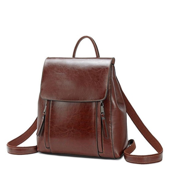Leather Backpack Travel Bag Handmade Resistance Geniune - Etsy UK