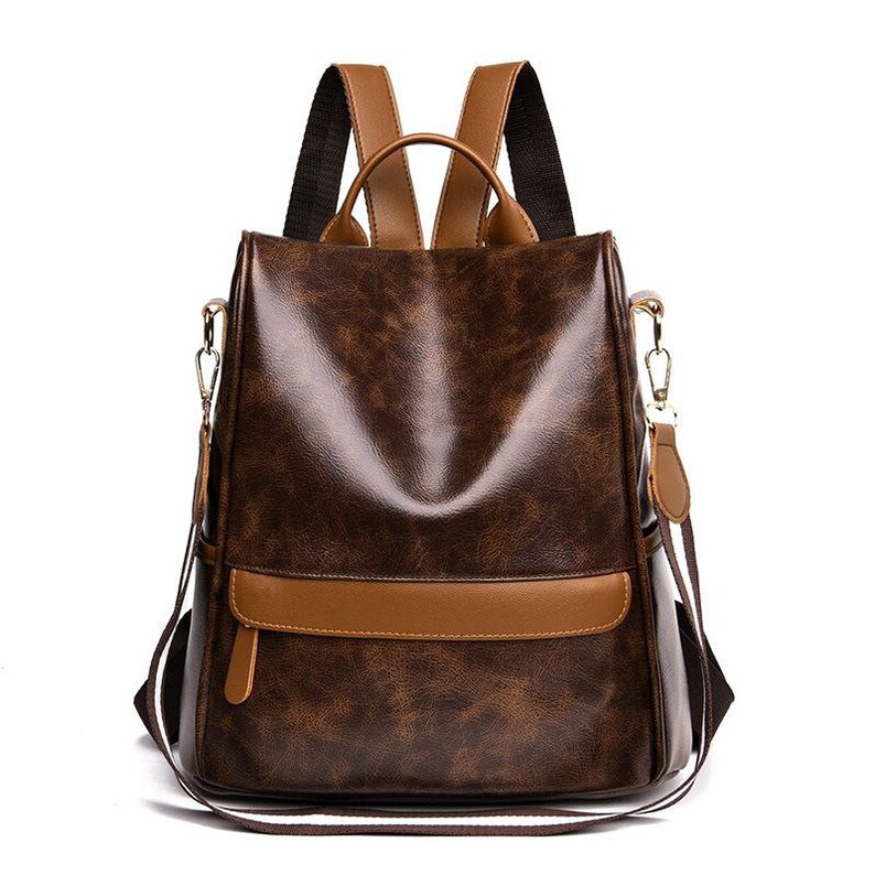Vegan Leather Backpack Convertible Bag Rucksack Vegan | Etsy UK
