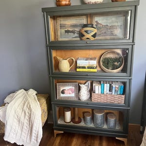 Macey 4 Unit Barrister Cabinet in Timeless Wellington Green