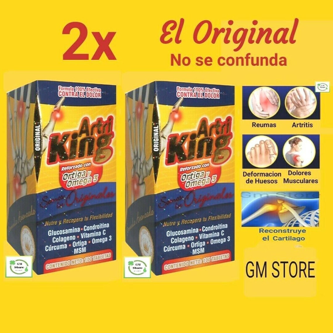 The REAL ArtriKing pills Arthritis/Stops Joint Etsy