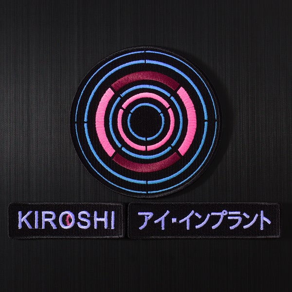 Cyberpunk 2077 Kiroshi Optics Fluorescent Patch Set