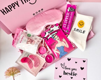 Best Friend Gift Box | Pamper Hamper with Eye Mask & Socks