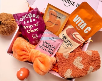 Autumn Self Care Box | Cozy Socks, Hot Chocolate, Spa Treats (Letterbox Friendly)