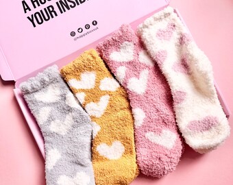 Cosy Socks Box  Letterbox Gift Autumn