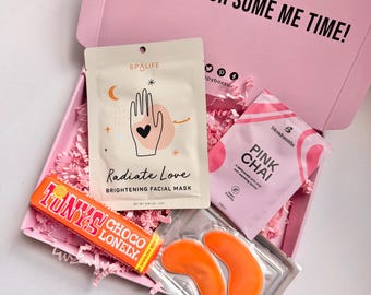 Mindfulness Self-Care Box | Facial Mask, Eye Patches, Chai, Chocolate