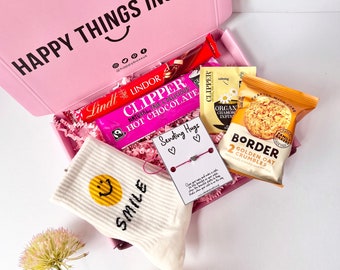 Hug in a Box: Self Care Gift Set with Socks & Treats
