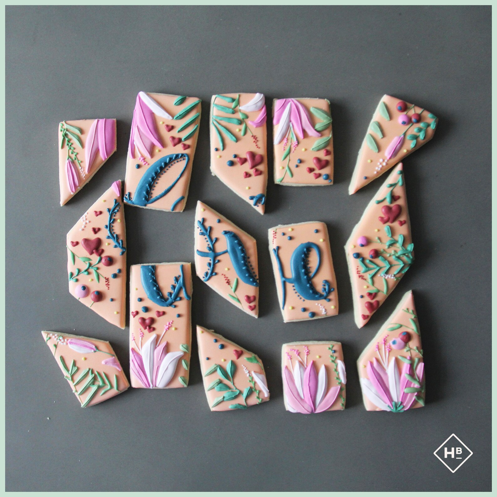 Sugar Cookie Puzzle 14 Decorated Cookies Etsy