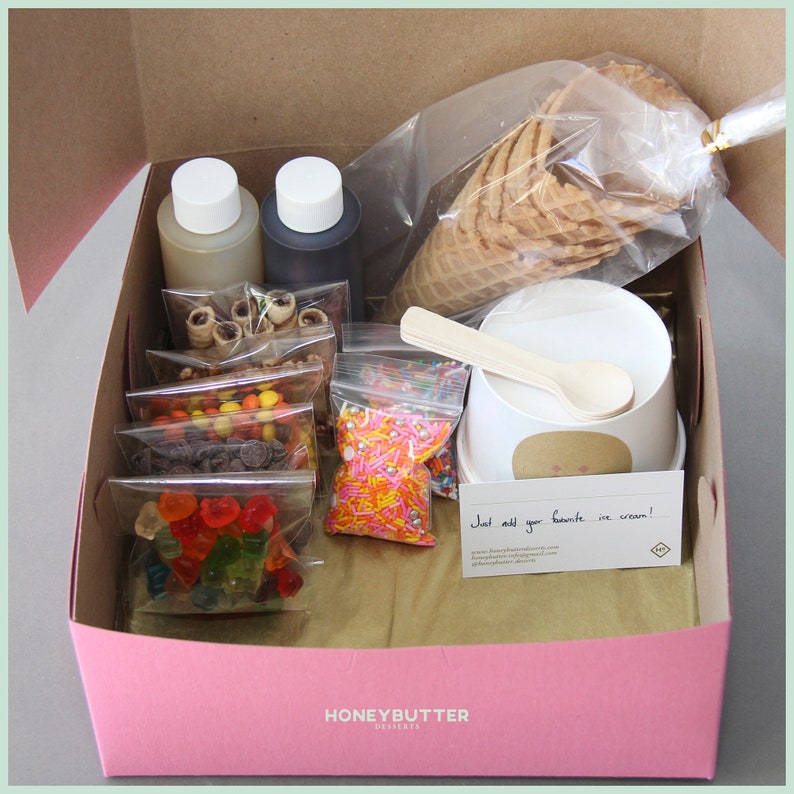 Ice Cream Sundae Gift Box Etsy