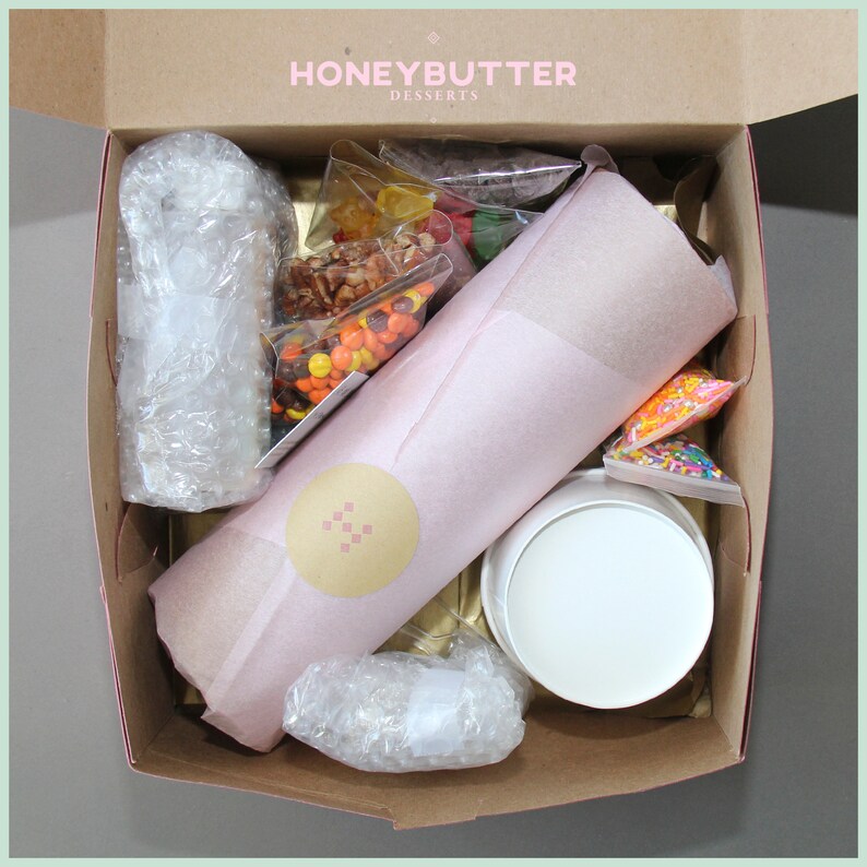 Ice Cream Sundae Gift Box Etsy