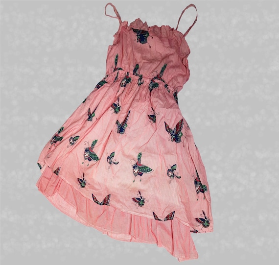Beautiful Butterfly Dress with Full Skirt
