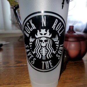 Black Sabbath Starbucks Tumbler