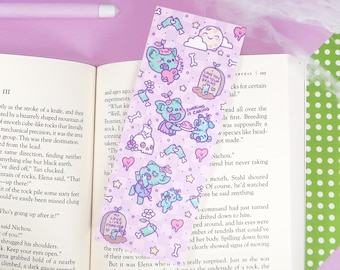 Pigleaf Zombie Bookmark ⋰ Cute Pig Kawaii ⋰ Bookmark ⋰ Halloween Bookmark ⋰ Kawaii ⋰  Bookworm ⋰ Read