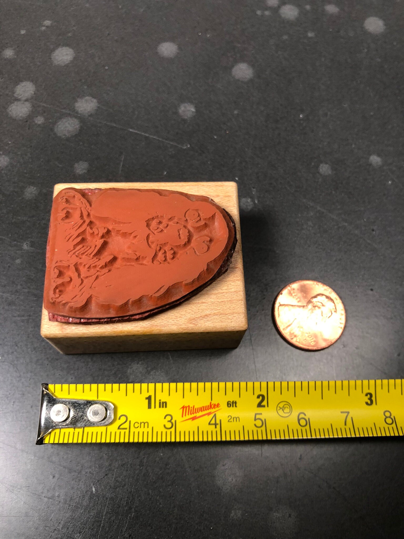 Vintage Rubber Stamp Rare Toybox Cocker Spaniel Etsy