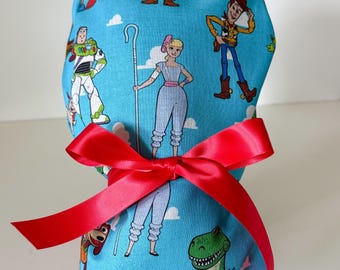 Cartoon Ponytail Scrub Cap, Women's Cotton Scrub Hat, Dinosaur Scrub Hat, Kids Cartoon Hat