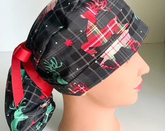 Ponytail Scrub Hat - Etsy